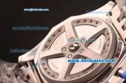 Breitling For Bentley Asia Valjoux 7750 Automatic Movement with White Dial and SS Strap-Small date