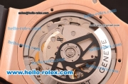 Hublot Big Bang King Swiss Valjoux 7750 Automatic Rose Gold Case with Ceramic Bezel and Black Dial - 1:1 Original