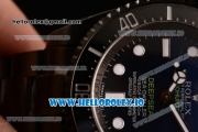 Rolex DEEPSEA Sea-Dweller Clone Rolex 3135 Automatic PVD Case Blue Dial With Dots Markers PVD Bracelet (BP)