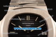 Patek Philippe Nautilus Jumbo Miyota 9015 Automatic Full Steel with Brown DIal and Stick Markers - 1:1 Original