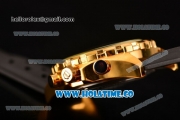 Tag Heuer Formula 1 Miyota OS20 Quartz Yellow Gold Casd with White Stick Markers and Black Rubber Strap