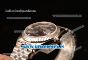 Rolex Datejust 37mm Swiss ETA 2836 Automatic Steel Case with Jubilee Steel Bezel Black Mop Dial Diamonds Steel Bracelet