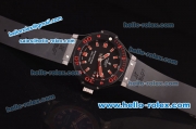 Hublot Big Bang King 1:1 Original Swiss Valjoux 7750 Automatic Movement PVD Case with Black Dial and Red Stick Hour Markers