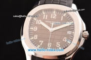 Patek Philippe Aquanaut 4813 Automatic Steel Case with Chocolate Dial and Black Rubber Strap
