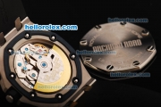Audemars Piguet Royal Oak Offshore Limited Edition Swiss Valjoux 7750 Automatic Movement Titanium Case with PVD Bezel and Black Rubber Strap