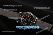 Breitling Avenger II Seawolf Asia 2813 Automatic PVD Case with Black Dial and Orange Stick Markers