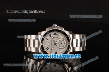 Cartier Calibre De Asia Automatic Full Steel with White Dial and Roman Numeral Markers