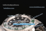 Rolex GMT-Master II Asia 2813 Automatic Full Steel with Black Dial and Green/Black Bezel