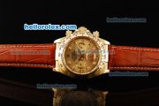 Rolex Daytona Oyster Perpetual Automatic Movement Gold Case and Golden Dial