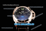 Panerai PAM 597 Luminor Vintage Moon Phase Asia Automatic Steel Case with Black Dial and Dot Markers