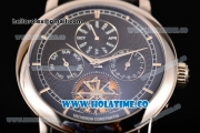 Vacheron Constantin Malte Tourbillon Asia Automatic Steel Case with Black Dial and Stick Markers