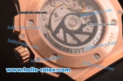 Hublot Big Bang Hub4100 Automatic Rose Gold Case with Ceramic Bezel and Black Dial - 1:1 Original