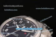 IWC Pilot Mark XVII Swiss ETA 2892 Automatic Steel Case/Strap with Black Dial and White Markers - 1:1 Original