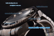 Rolex Pro-Hunter Sea-Dweller Asia 2813 Automatic PVD Case with PVD Strap Black Dial White Markers