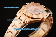 Rolex Datejust Swiss ETA 2836 Automatic Movement Full Rose Gold with Pink Dial and Roman Numerals