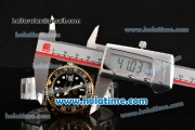 Rolex GMT Master II Bamford Asia 2813 Automatic Full PVD with Black Dial and White Markers - ETA Coating