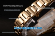 Cartier Ballon Bleu De Small Swiss Quartz Yellow Gold Case/Bracelet with White Dial and Black Roman Numeral Markers