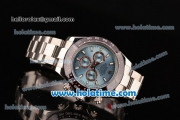 Rolex Daytona II Asia 3836 Automatic Full Steel with Blue Dial and Stick Markers