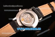 Blancpain Le Brassus Tourbillon Swiss ETA 2824 Automatic Steel Case with Beige Dial and Black Leather Strap