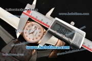 Rolex Datejust Swiss ETA 2836 Automatic Movement Rose Gold Case with MOP Dial-Diamond Markers and Diamond Bezel add Box