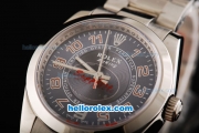 Rolex Air King Swiss ETA 2836 Automatic Movement Full Steel with Blue Dial and Red Numeral Marker