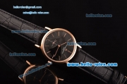 Vacheron Constantin Patrimony Automatic Rose Gold Case with Black Dial