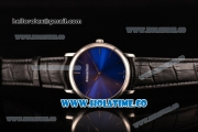 Audemars Piguet Jules Audemars Miyota 9015 Automatic Steel Case with Blue Dial and Silver Stick Markers