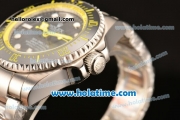 Rolex Sea-Dweller Deepsea Asia 2813 Automatic Steel Case/Strap with Black Dial and Yellow Diver Index