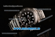 Rolex Sea-Dweller Clone Rolex 3135 Automatic PVD Case Black Dial With Dots Markers PVD Bracelet