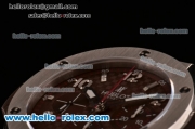 Hublot Big Bang Chrono Clone HUB4100 Automatic Steel Case with Brown Rubber Strap Brown Dial