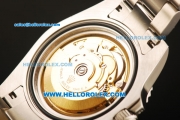 Rolex GMT-Master II Swiss ETA 2836 Automatic Movement Black Dial with Diamond Bezel and Diamond Strap