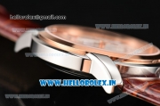 BlancPain L-Evolution Automatic 8 Days Miyota 9015 Automatic Rose Gold Case with White Dial and Rose Gold Bezel (G5)