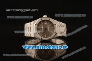 Audemars Piguet Royal Oak Clone Calibre AP 3120 Automatic Full Steel with Grey Dial and Stick Markers (EF)