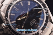 Omega Seamaster Planet Ocean Swiss ETA 2836 Automatic Movement Steel Case with Black Dial and Steel Bracelet