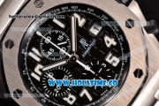 Audemars Piguet Royal Oak Offshore Black Themes Chrono Swiss Valjoux 7750 Automatic Full Steel with Black Dial and White Arabic Numeral Markers