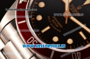 Tudor Heritage Black Bay Swiss ETA 2824 Automatic Steel Case/Strap with Red Bezel and Black Dial - 1:1 Original