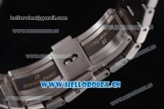 Audemars Piguet Royal Oak 41MM Seiko VK64 Quartz Stainless Steel Case/Bracelet with Blue Dial and Stick Markers