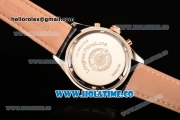 Longines Master Moonphase Miyota OS10 Quartz with Date Rose Gold Case with Black Dial and Stick Markers - Rose Gold Bezel