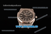 Audemars Piguet Royal Oak 39MM Swiss ETA 2824 Automatic Steel Case with Black Dial and Stick Markers (BP)