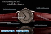 Mido Baroncelli II Swiss ETA 2824 Automatic Steel Case with Brown Leather Strap and White Dial