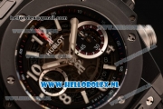 Hublot Big Bang Unico Chrono Swiss Valjoux 7750 Automatic PVD Case with Skeleton Dial PVD Bezel and Black Rubber Strap - 1:1 Original