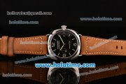 Panerai PAM388 Radiomir Black Seal 3 Days Clone P.9000 Automatic Steel Case with Brown Leahter Strap and Black Dial - 1:1 Original(Z)