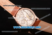 IWC Portuguese Asia 6497 Manual Winding Rose Gold Case with Champagne Dial and Arbaic Numeral Markers