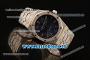 Audemars Piguet Royal Oak 41MM Clone Calibre AP 3120 Automatic Full Steel with Blue Dial and Stick Markers (EF)