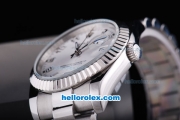 Rolex Datejust Automatic with White Dial Number Marking-New Version