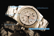 Breitling Super Avenger Chronograph Swiss Valjoux 7750 Automatic Movement Full Steel with Arabic Numerals-1:1 Original