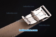 Breitling For Bentley chronograph Quartz Movement with Leather Strap and Blue Dial