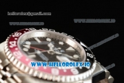 Rolex GTM-Master II 2836 Automatic Steel Case with Black Dial Dots Markers and Steel Bracelet