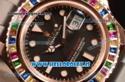 Rolex Yacht-Master HARIBO Edition Rainbow Bezel With Rubber Strap ETA 2836 Auto 1:1 Clone