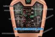 Hublot MP-05 LaFerrari Limited Edition Asia Automatic Rose Gold Case with Skeleton Dial and Black Rubber Strap